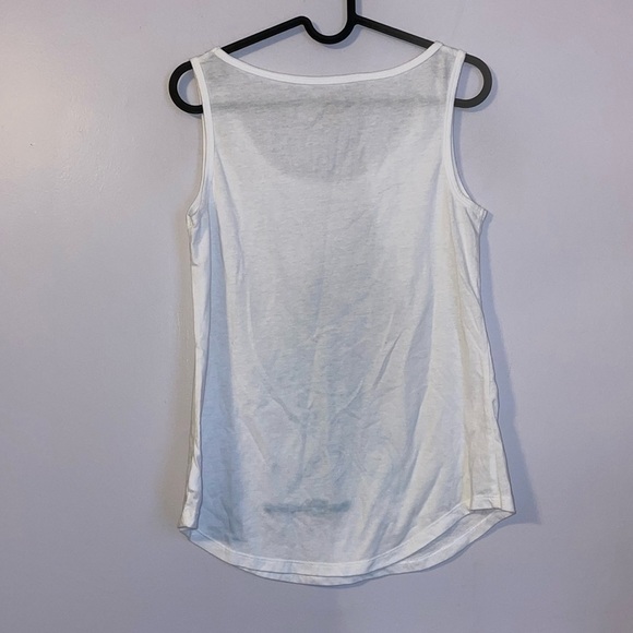 Disney Parks Walt Disney World Embroidered Minnie Mouse White Tank Top size S - Picture 10 of 14